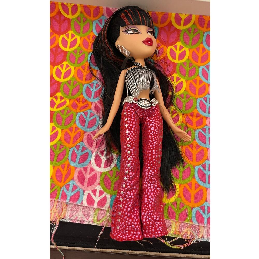 Bratz Tiana Doll Red Streak in Hair Dressed as Shown - No Shoes/Feet Series 3